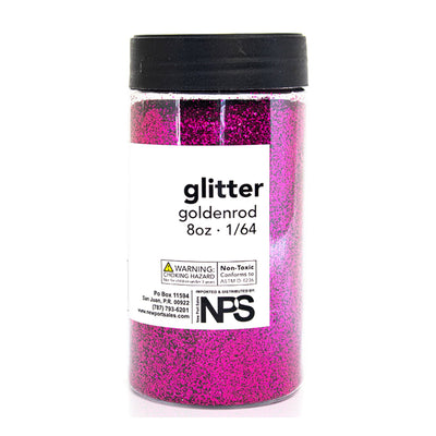Glitter Acrylic, Craft Twinkle, 8 Fl. Oz. 1/64 Size, Variety Colors, 6-Pack