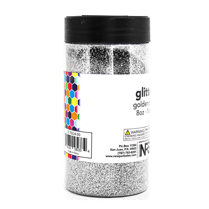 Glitter Acrylic, Craft Twinkle, 8 Fl. Oz. 1/64 Size, Variety Colors, 6-Pack