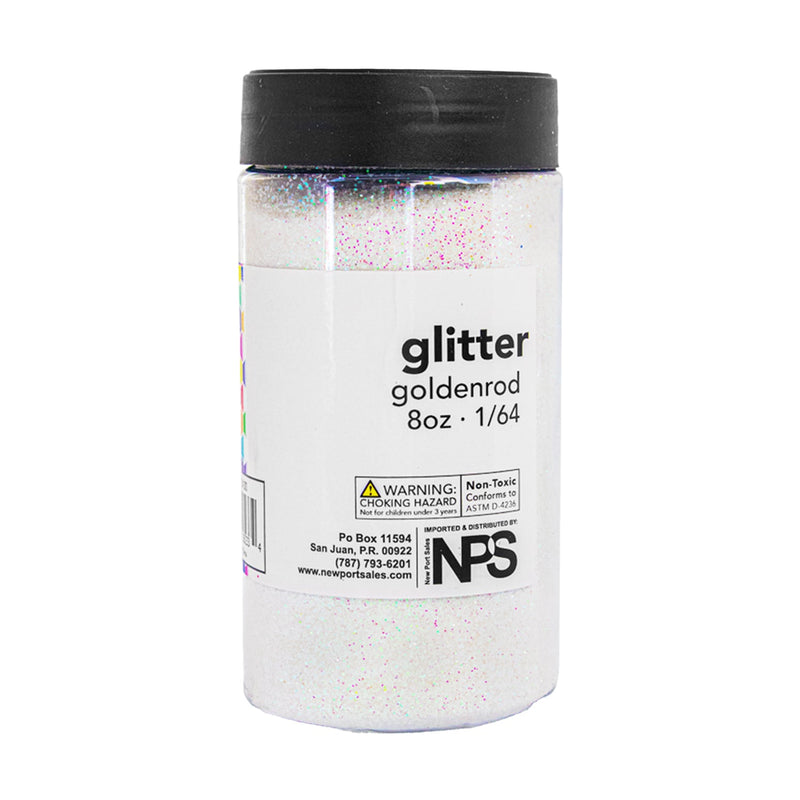 Iridescent Glitter Bottle, 8 oz, Color Variety, 6-Pack