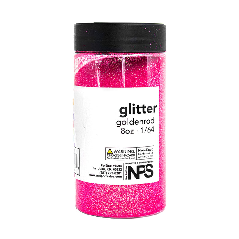 Iridescent Glitter Bottle, 8 oz, Color Variety, 6-Pack