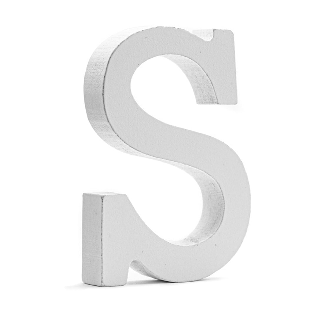 PVC Alphabet Letters for DIY Crafts, Home Wall Decor, 4 Inches, 1 Piece