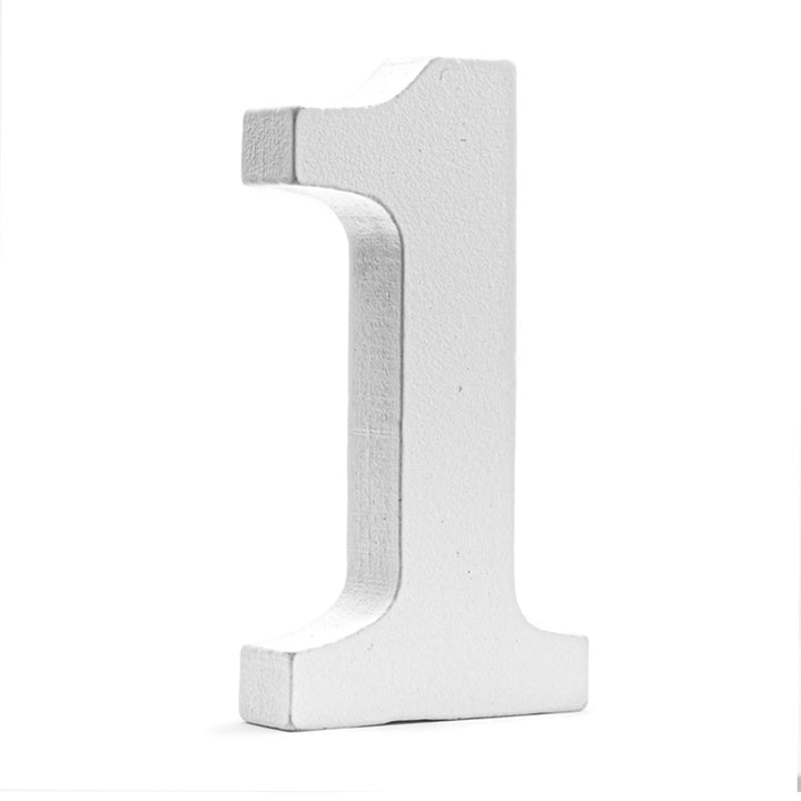 PVC Numbers for DIY Crafts, Home Wall Decor, 4.5 inches, 1 Piece