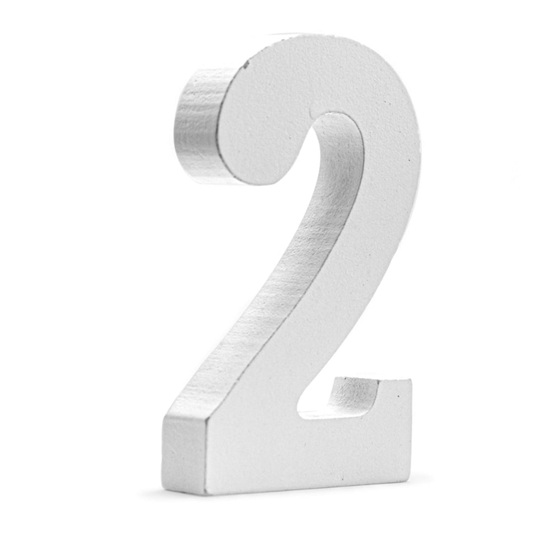 PVC Numbers for DIY Crafts, Home Wall Decor, 4.5 inches, 1 Piece