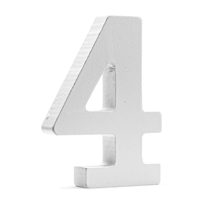 PVC Numbers for DIY Crafts, Home Wall Decor, 4.5 inches, 1 Piece