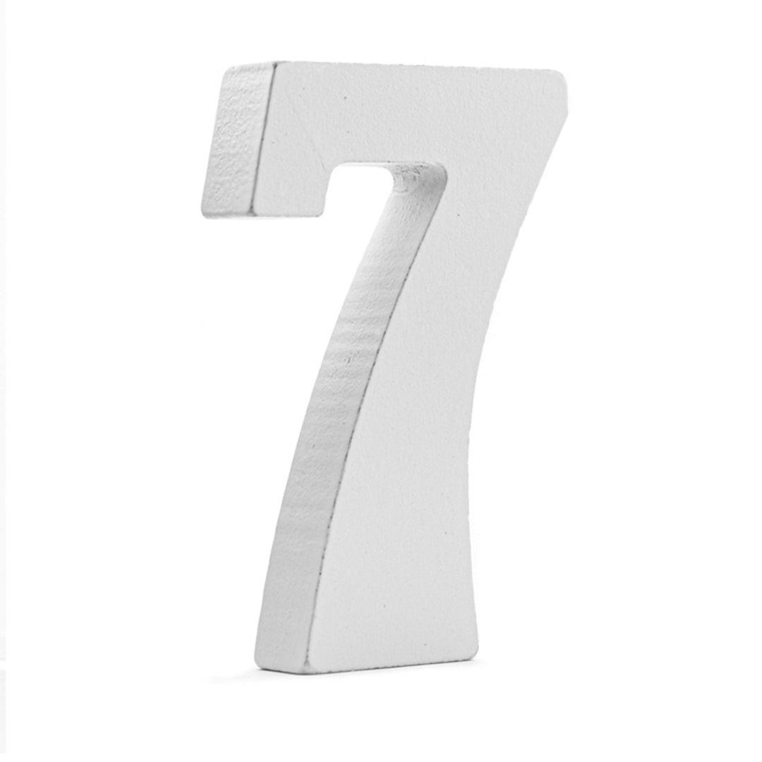 PVC Numbers for DIY Crafts, Home Wall Decor, 4.5 inches, 1 Piece