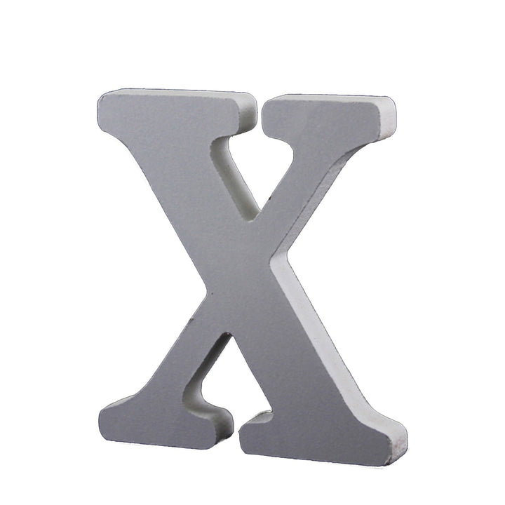 Small Wooden Alphabet Letters for DIY Crafts, Home Wall Decor, 3.5 inches, 1 Piece,   12-Pack