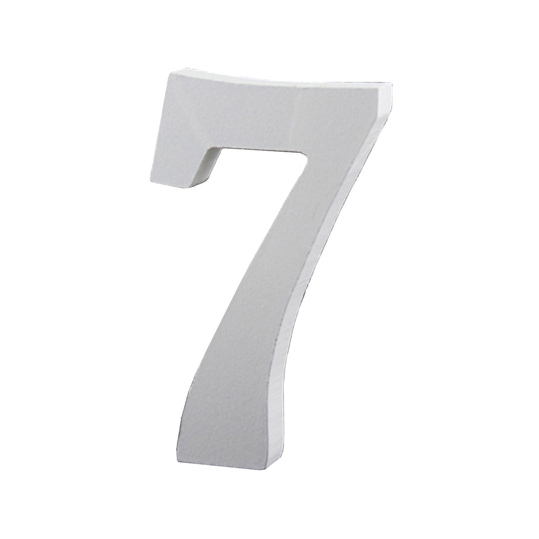 Small Wooden Numbers for DIY Crafts, Home Wall Decor, 3.5 inches, 1 Piece