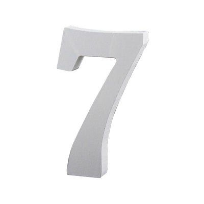 Small Wooden Numbers for DIY Crafts, Home Wall Decor, 3.5 inches, 1 Piece,   12-Pack