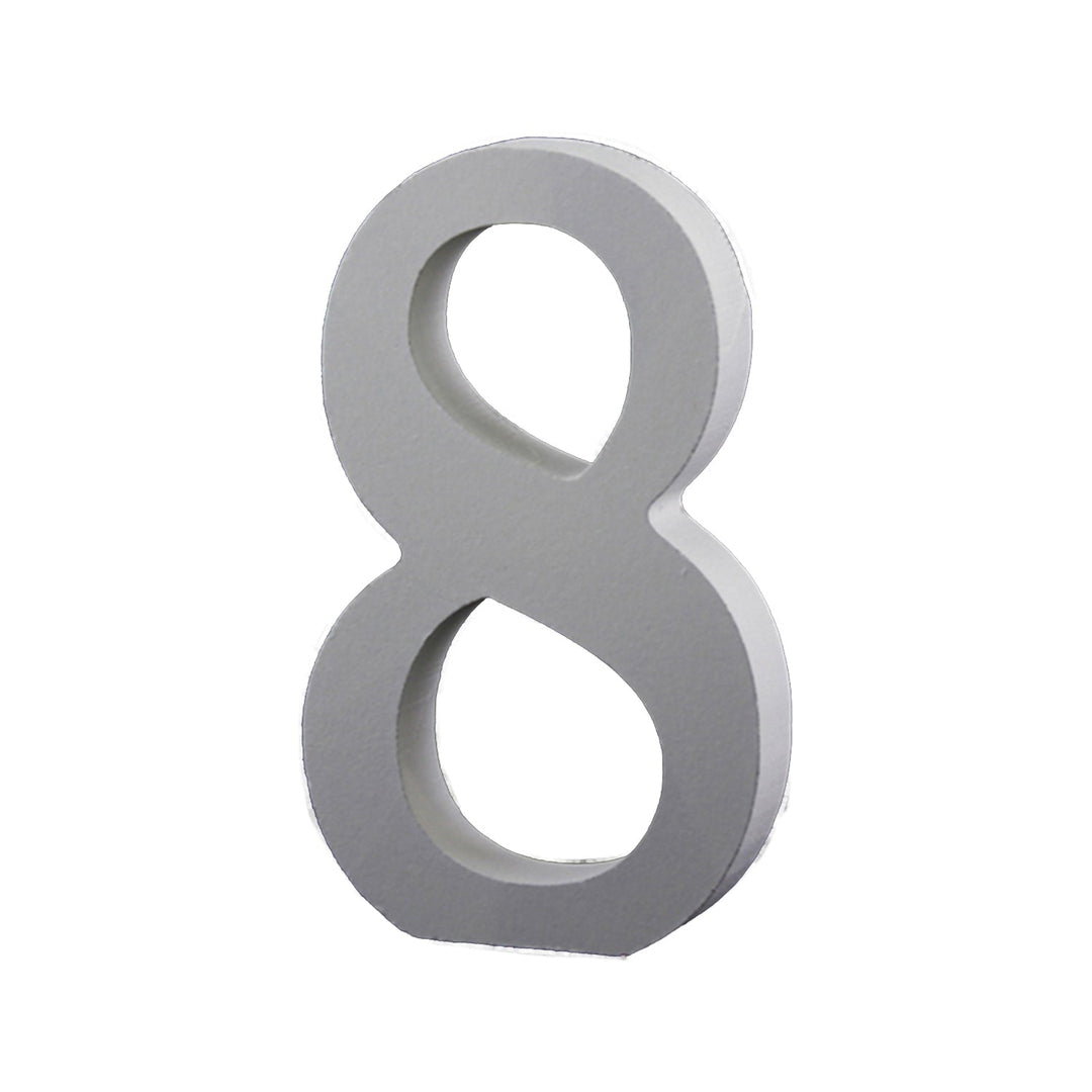 Small Wooden Numbers for DIY Crafts, Home Wall Decor, 3.5 inches, 1 Piece