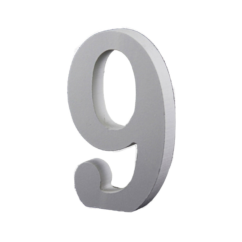 Small Wooden Numbers for DIY Crafts, Home Wall Decor, 3.5 inches, 1 Piece