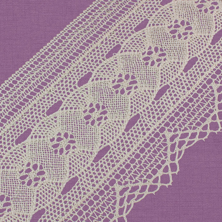 Cluny Lace, Spanish Cotton, White and Beige, 4" 3/4 inches, 33Yards Pack