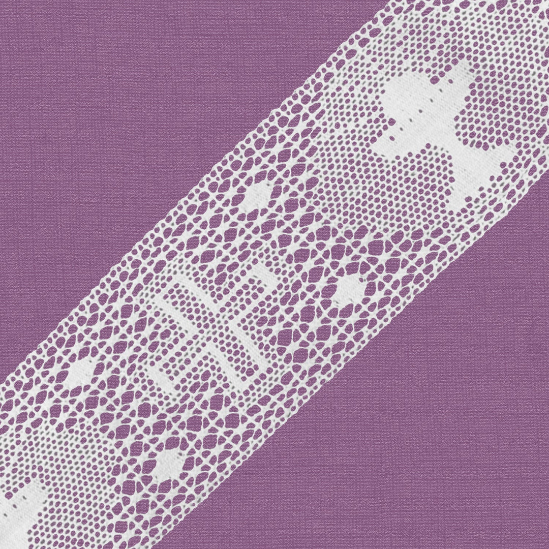 Cluny Lace, Spanish Cotton, Fantasy Lace, White, 2 1/4 inches, 33Yards Pack