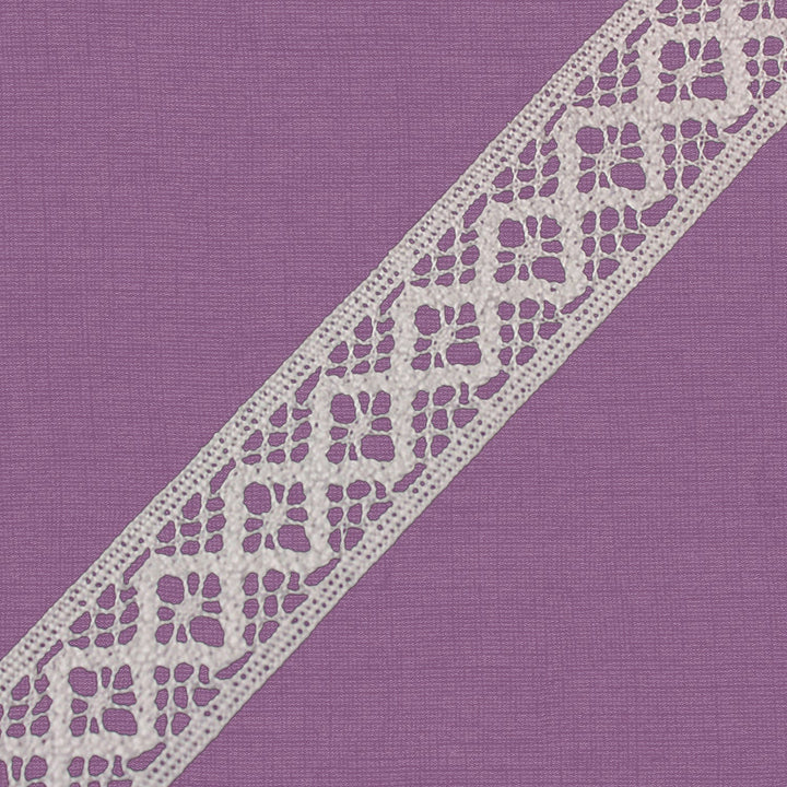 Cluny Lace, Spanish Cotton, White and Beige, 1 inch, 33Yards Pack