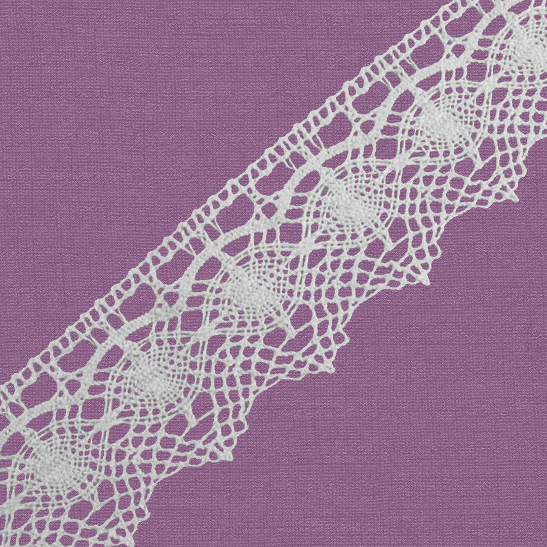 Cluny Lace, Spanish Cotton, White, 1 1/2 inches, 33Yards Pack