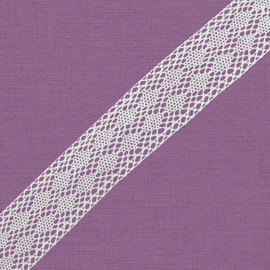 Cluny Lace, Spanish Cotton, White, 1 1/4 inches