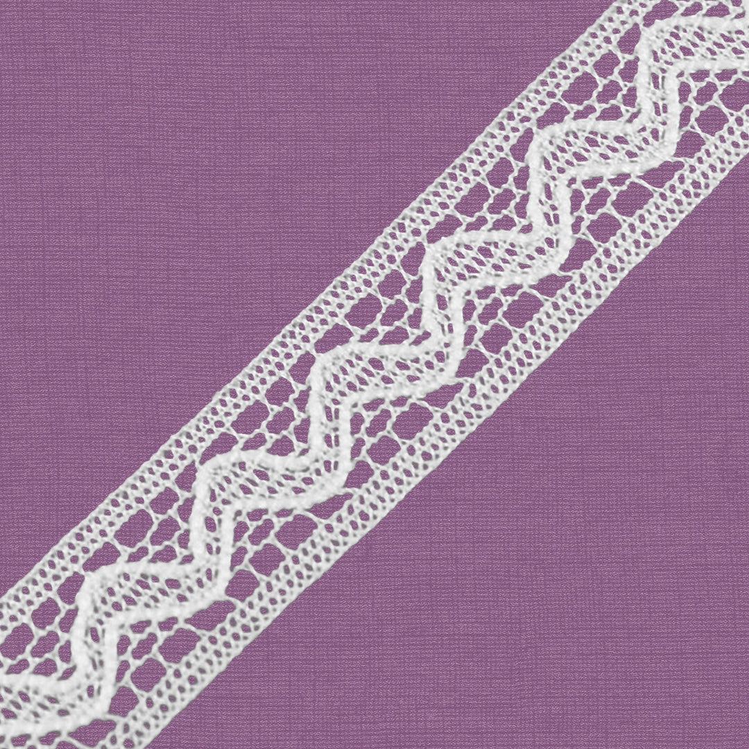 Cluny Lace, Spanish Cotton, White and Beige, 5/8 inche