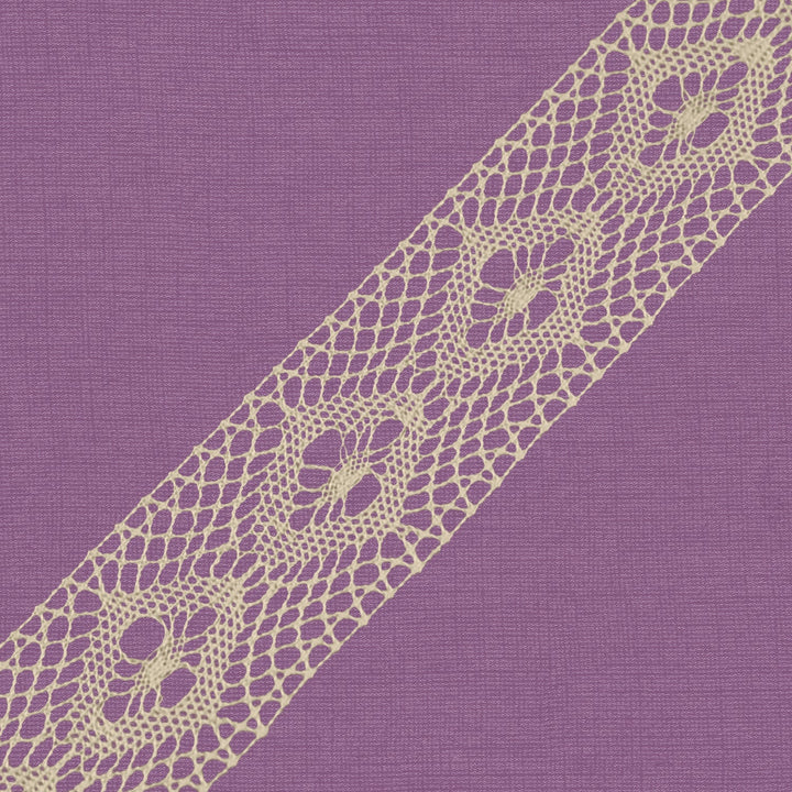Cluny Lace, Spanish Cotton, White and Beige, 1 inch, 33Yards Pack