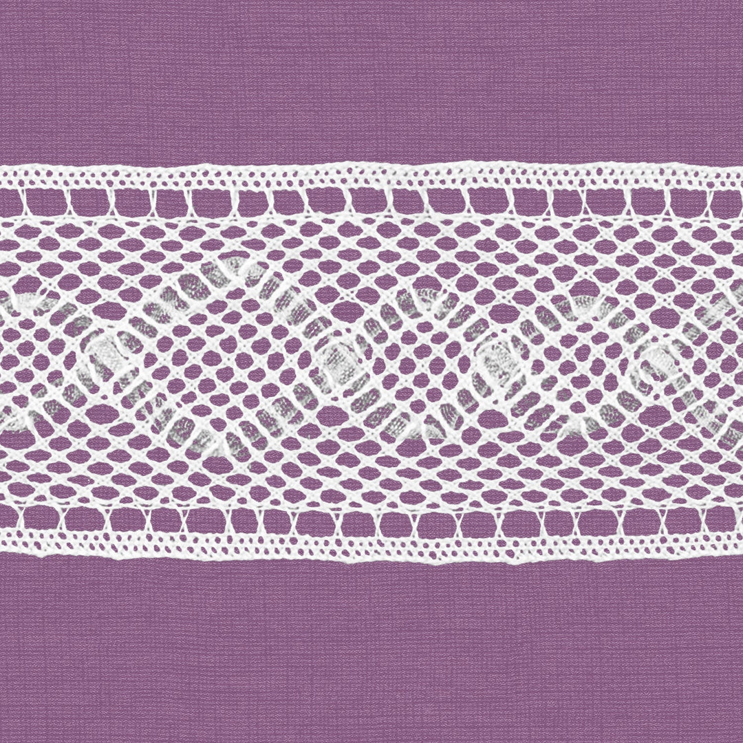 Cluny Lace, Spanish Cotton, Fantasy Lace, White, 1 3/4 inches, 33Yards Pack