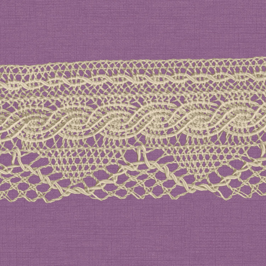 Cluny Lace, Spanish Cotton, Fantasy Lace, White, 1 1/4 inches, 33Yards Pack