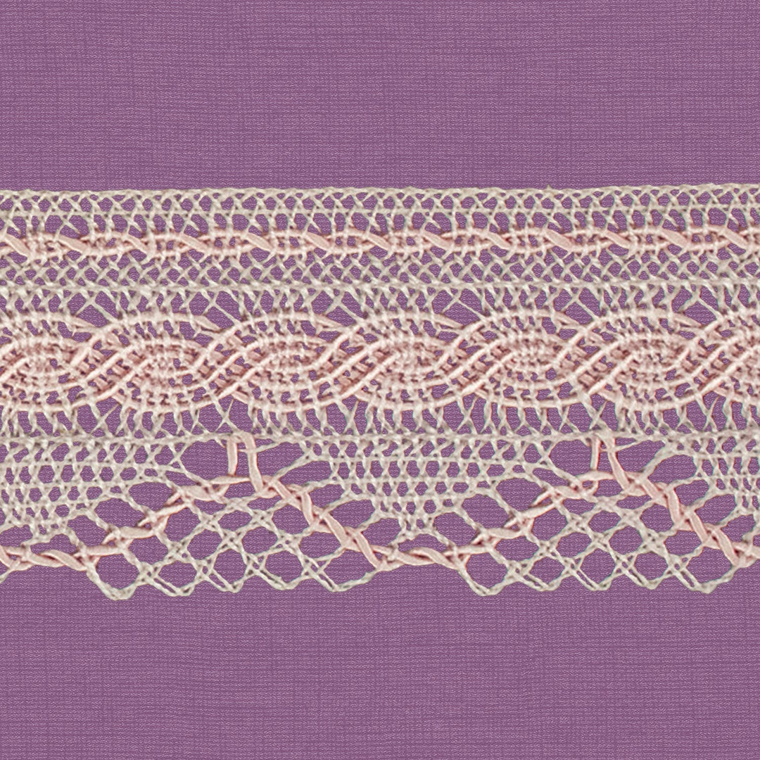 Cluny Lace, Spanish Cotton, Fantasy Lace, White, 1 1/4 inches, 33Yards Pack