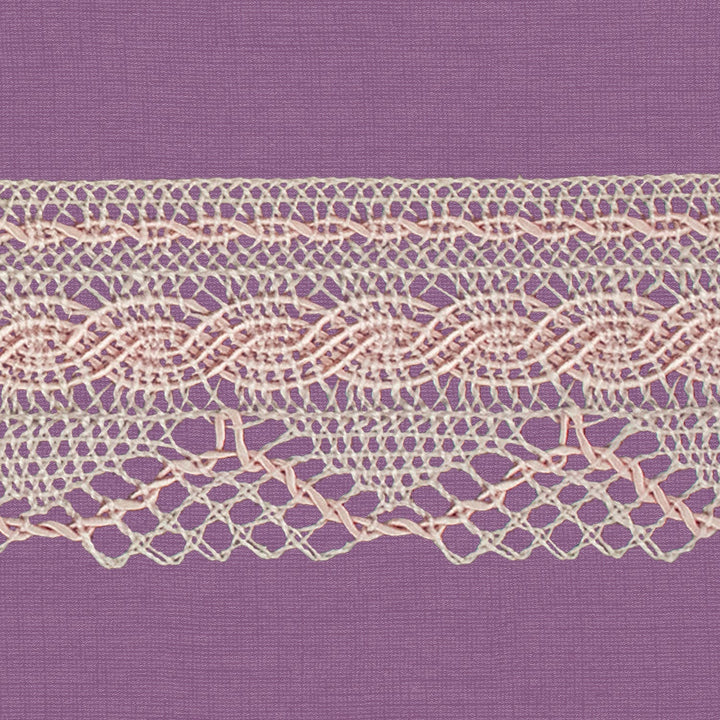 Cluny Lace, Spanish Cotton, Fantasy Lace, White, 1 1/4 inches, 33Yards Pack