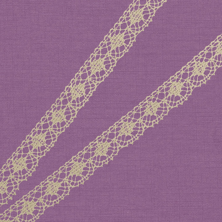 Cluny Lace, Spanish Cotton, White and Beige, 1/2 inch