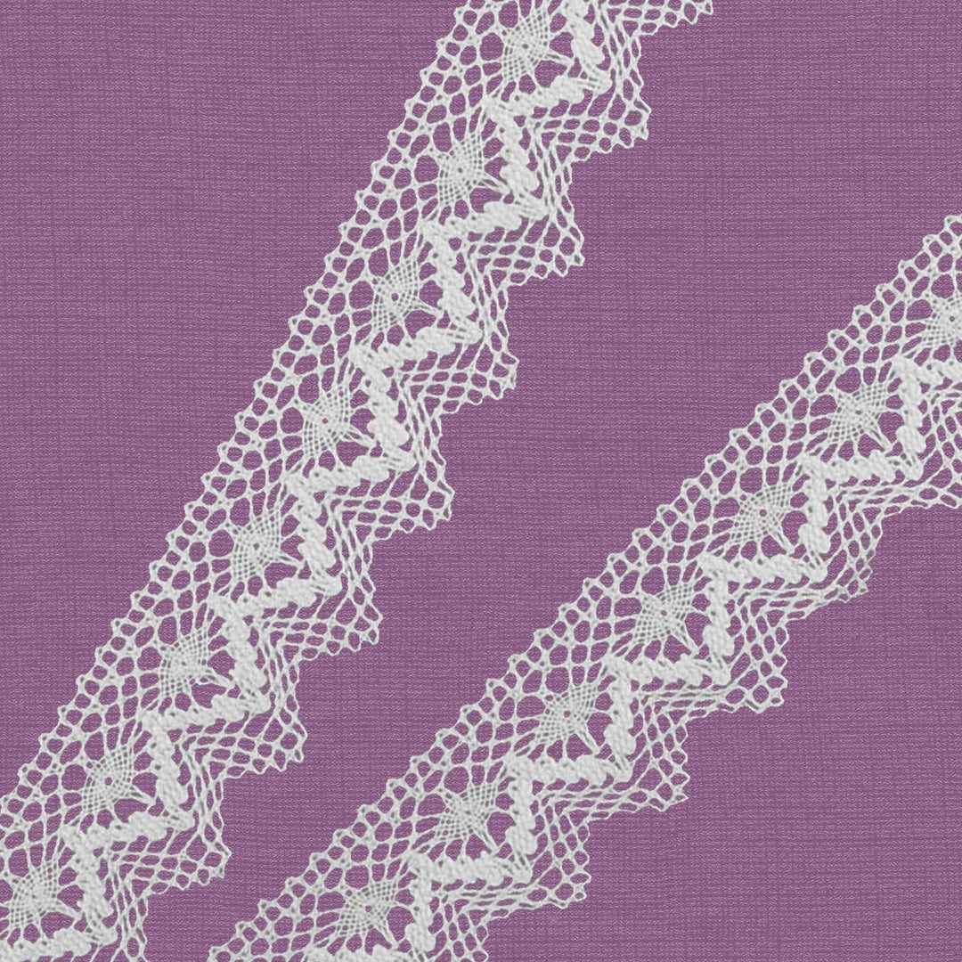 Cluny Lace, Spanish Cotton, White and Beige, 1 1/4 inches