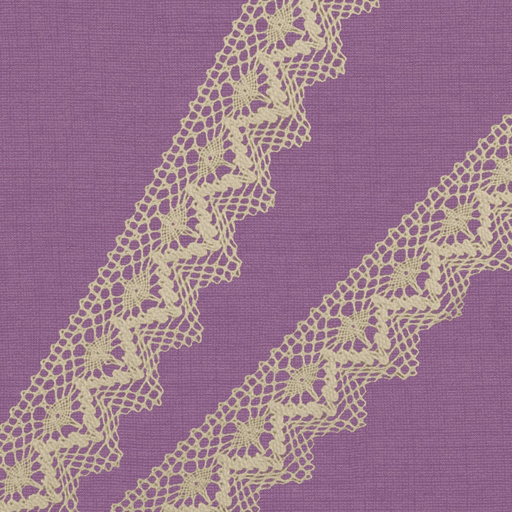 Cluny Lace, Spanish Cotton, White and Beige, 1 1/4 inches