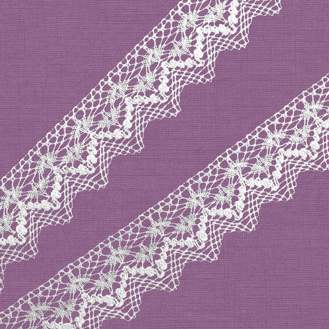 Cluny Lace, Spanish Cotton, White, 1 1/2 inches, 33Yards Pack