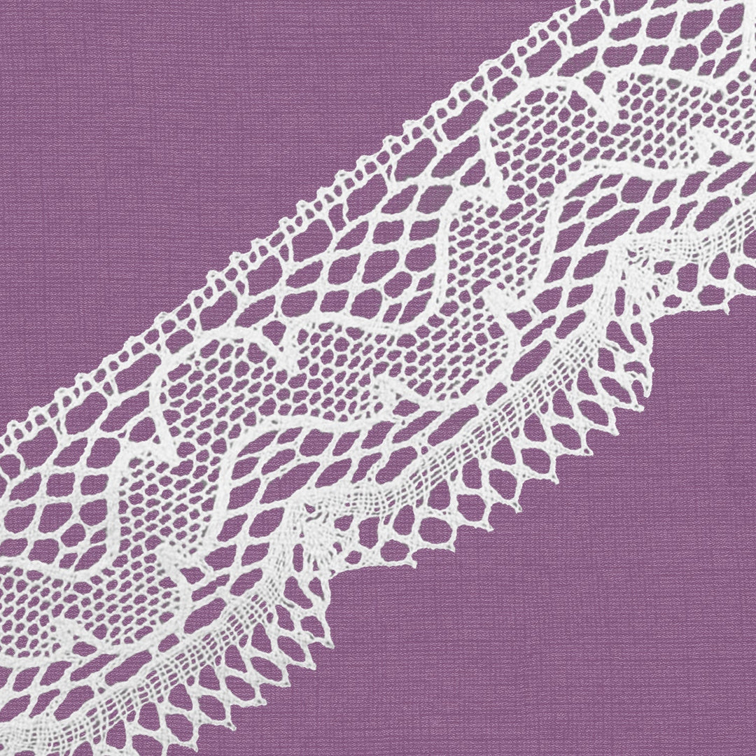 Cluny Lace, Spanish Cotton, White and Beige, 3 inches, 33Yards Pack