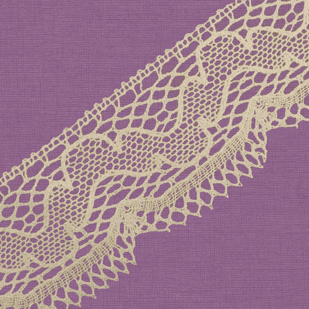 Cluny Lace, Spanish Cotton, White and Beige, 3 inches