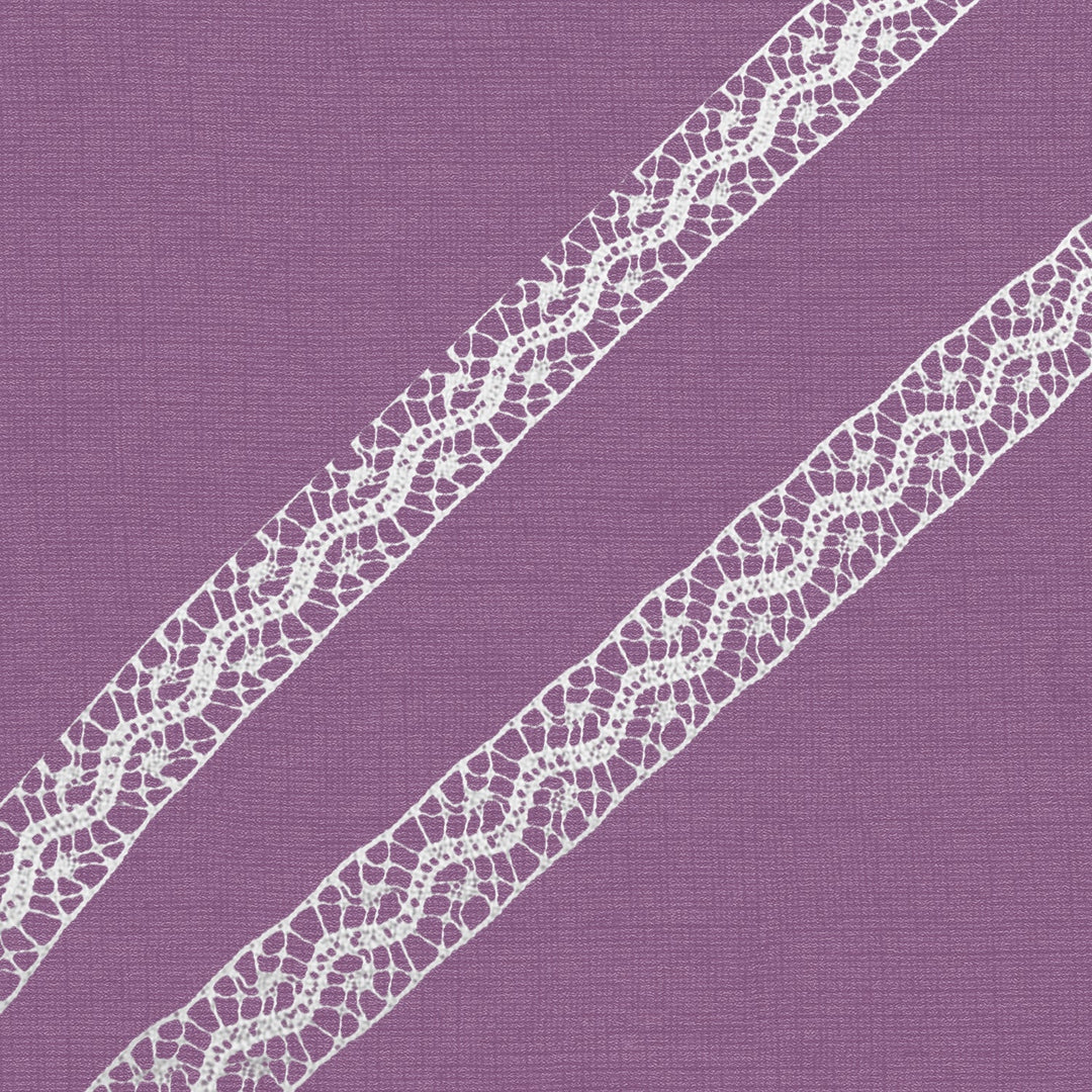 Cluny Lace, Spanish Cotton, White and Beige, 1/2 inch, 33Yards Pack