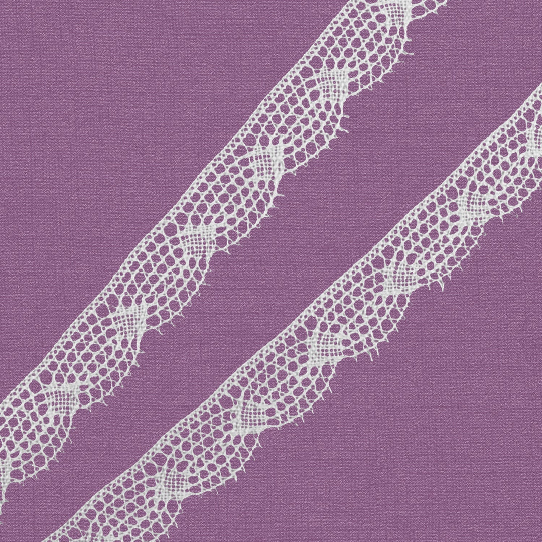 Cluny Lace, Spanish Cotton, White, 5/8 inche, 33Yards Pack