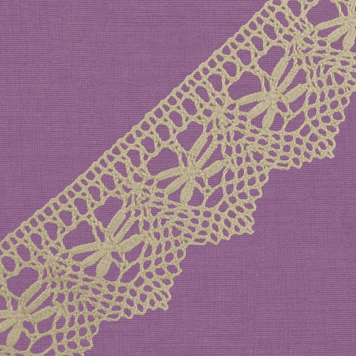 Cluny Lace, Spanish Cotton, White and Beige, 2 inches
