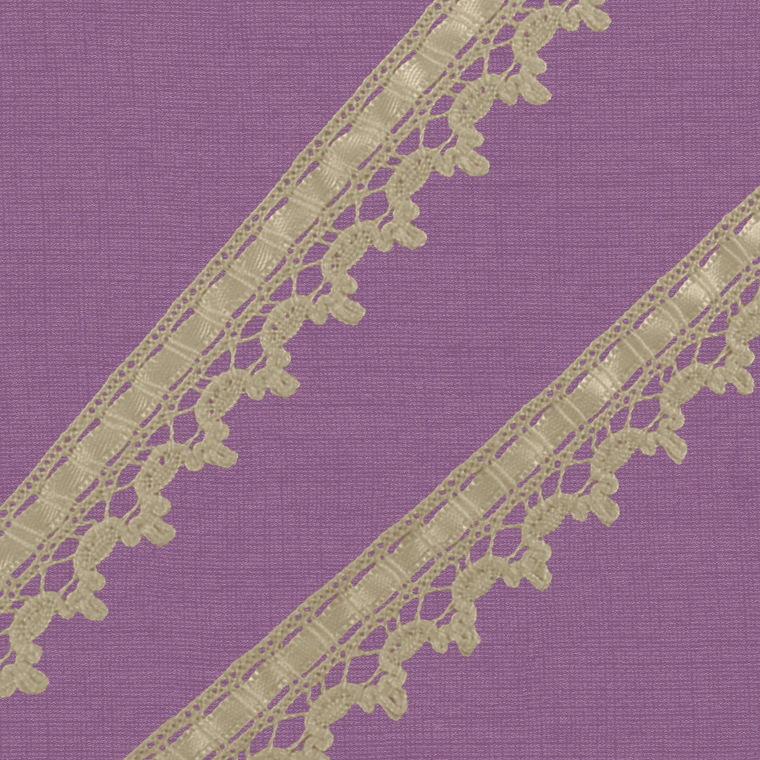 Cluny Lace, Spanish Cotton, White and Beige, 3/4 inch