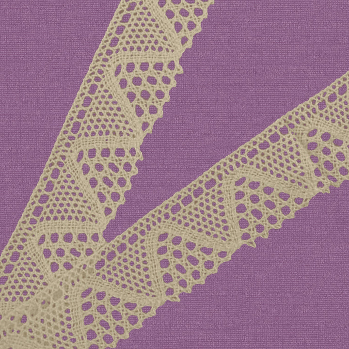 Cluny Lace, Spanish Cotton, White and Beige, 1 1/2 inches