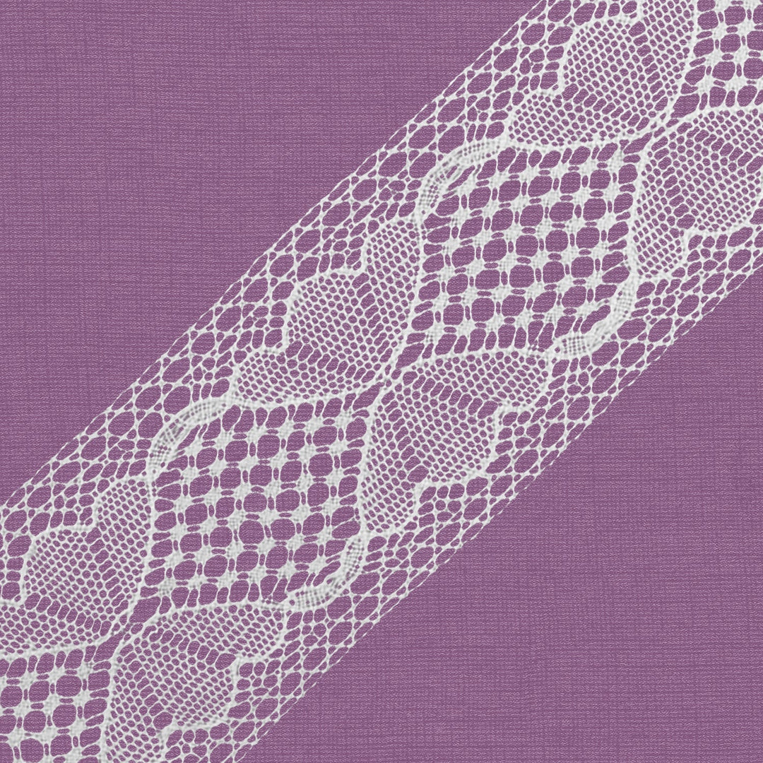 Cluny Lace, Spanish Cotton, White Color, 3 inches