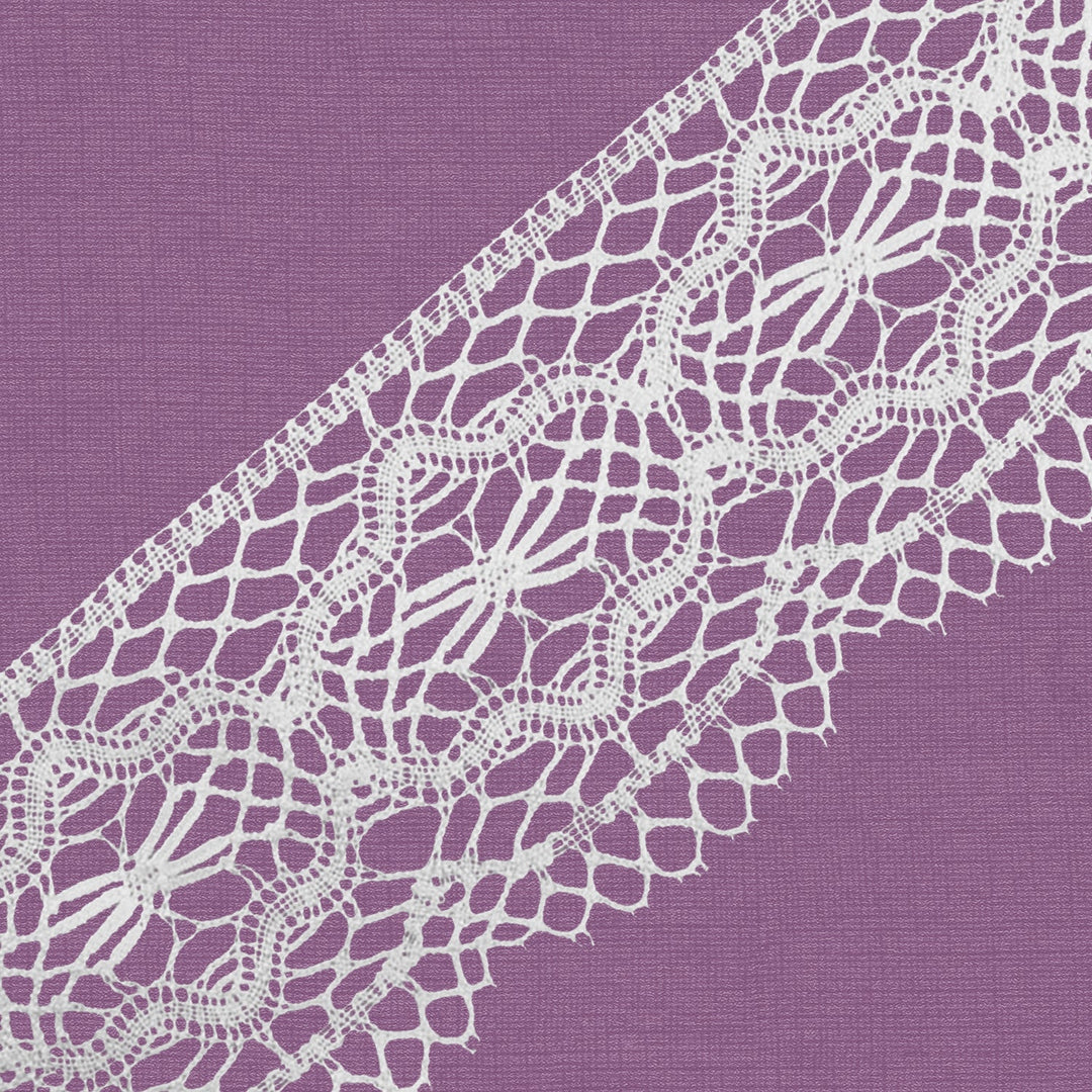 Cluny Lace, Spanish Cotton, White and Beige, 3-1/2 inches, 33Yards Pack