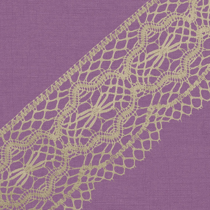 Cluny Lace, Spanish Cotton, White and Beige, 3-1/2 inches