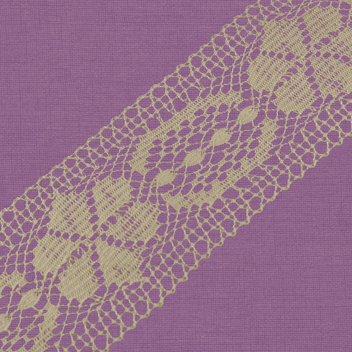Cluny Lace, Spanish Cotton, White and Beige, 2 inches