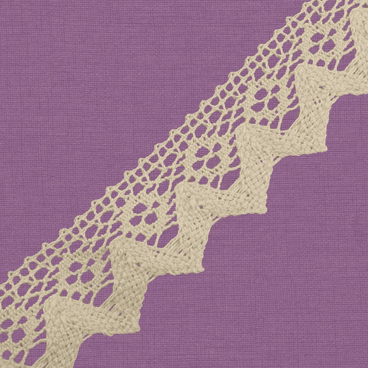 Cluny Lace, Spanish Cotton, White and Beige, 1 1/2 inches