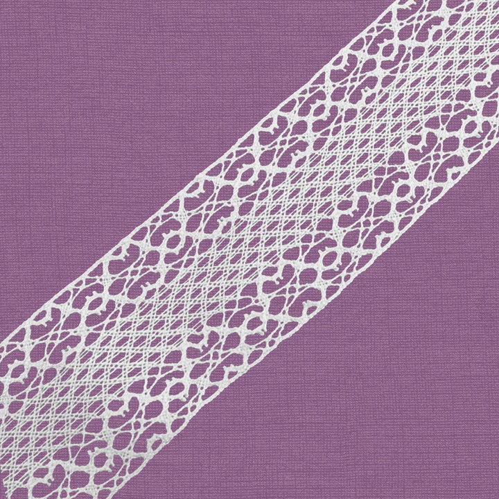 Cluny Lace, Spanish Cotton, White and Beige, 2 inches, 33Yards Pack