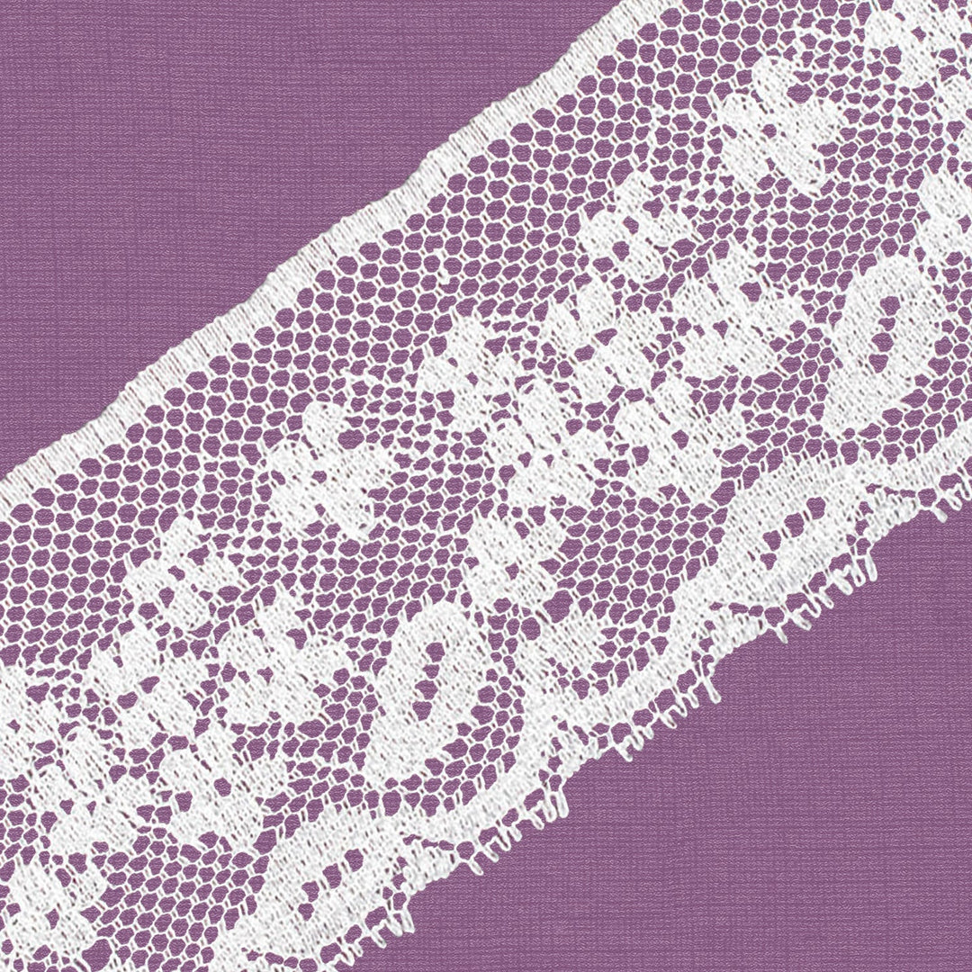 Cluny Lace, Spanish Cotton, Valencien, White, 1 3/4 inches, 56Yards Pack