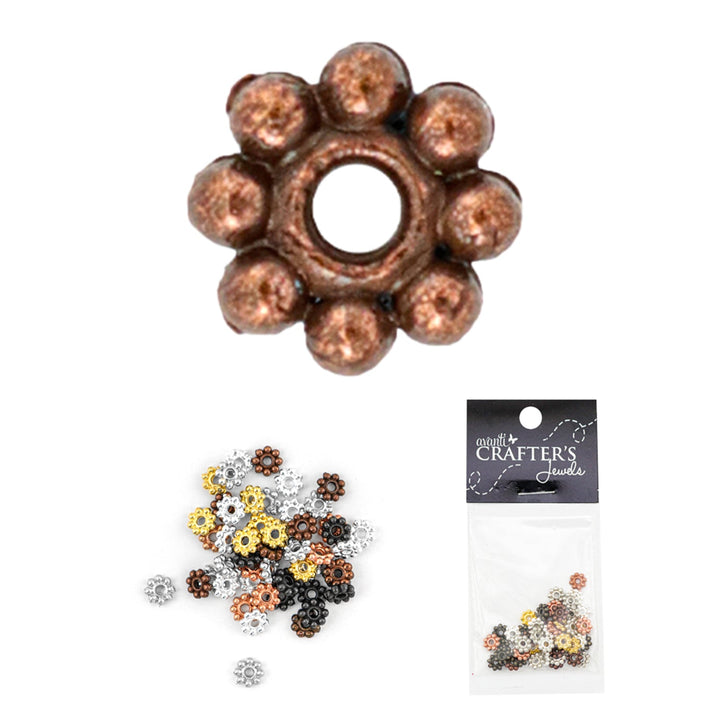 Bead Spacer, Variety of Colors, 5mm, 5 Pieces