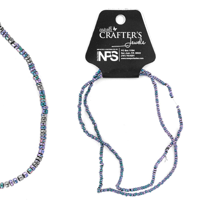 Glass Beads, Color Variety, 2x1mm, 1 Piece