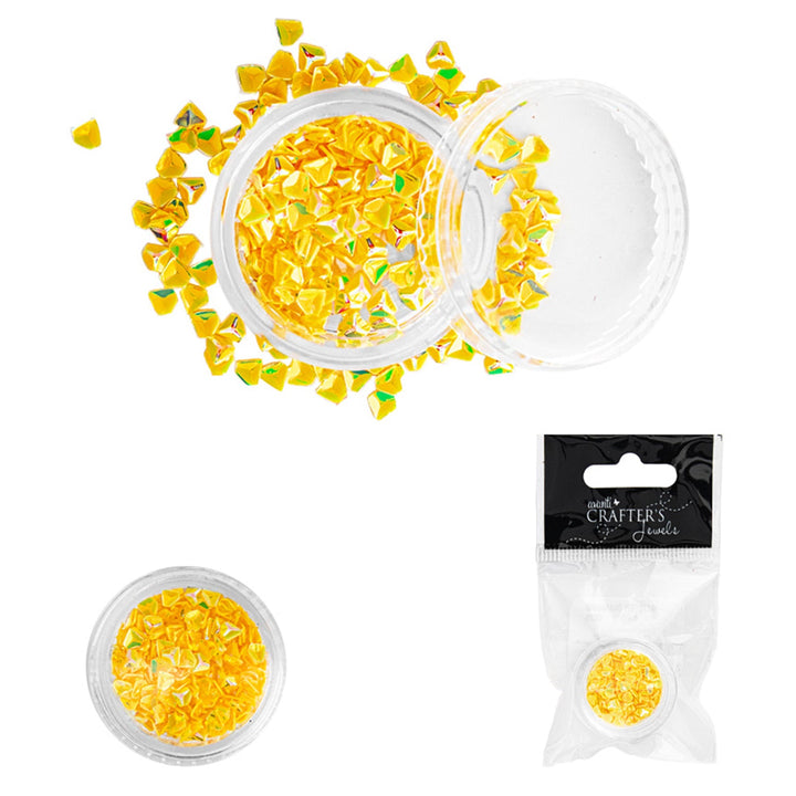 Diamond Shaped Sequins, Loose Pieces, Color Variety, 1 cup, 12-Pack