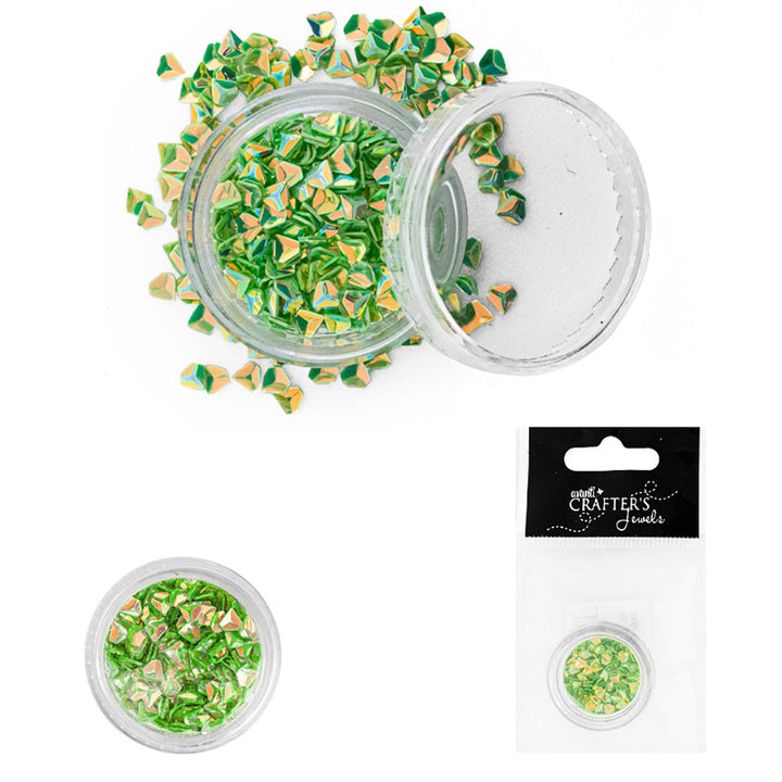 Diamond Shaped Sequins, Loose Pieces, Color Variety, 1 cup, 12-Pack