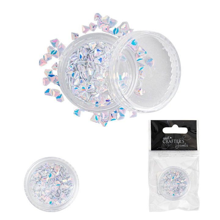 Diamond Shaped Sequins, Loose Pieces, Color Variety, 1 cup, 12-Pack