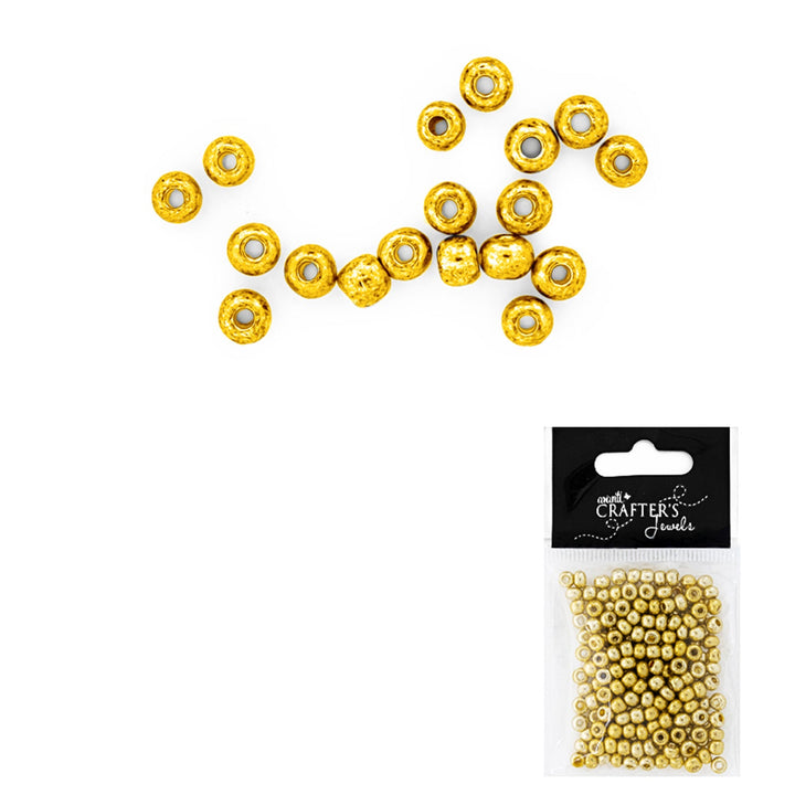 Glass Seed Beads, 4 x 3 mm, 22 g, Color Variety, 12-Pack