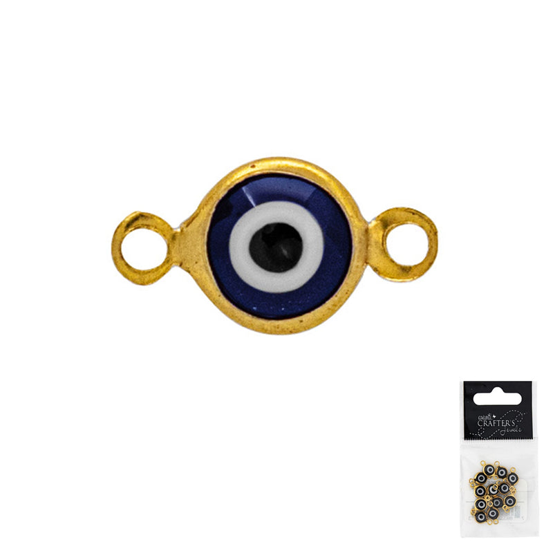 Oval Eye Brass Link, 35 mm, 12 packs of 4 pieces each